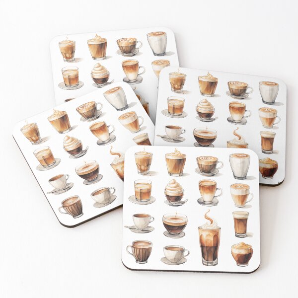 Item preview, Cups of coffee designed and sold by JeNoStudio.