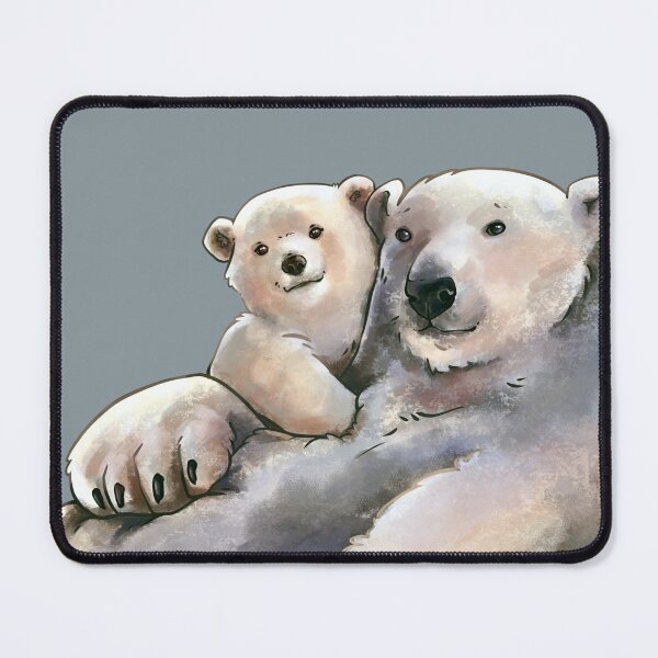 Item preview, polar bear mom designed and sold by Allraunde.art.