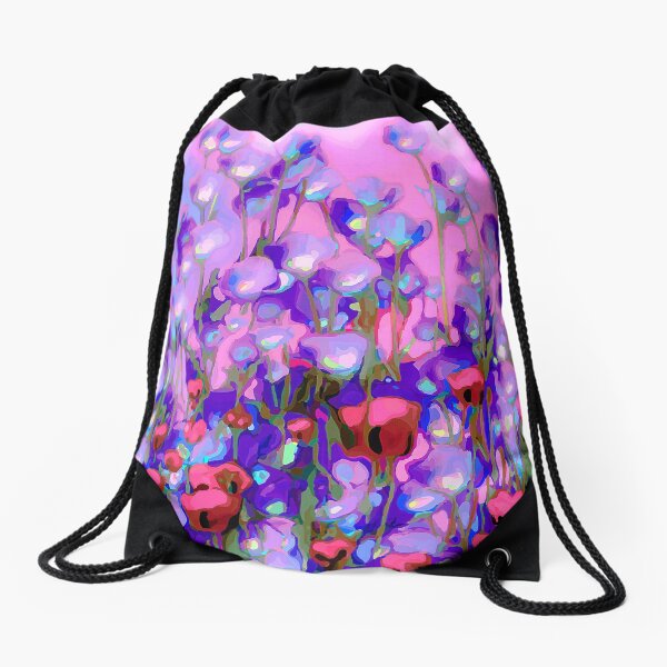 Spring Blush, Mauve Moods Drawstring Bag