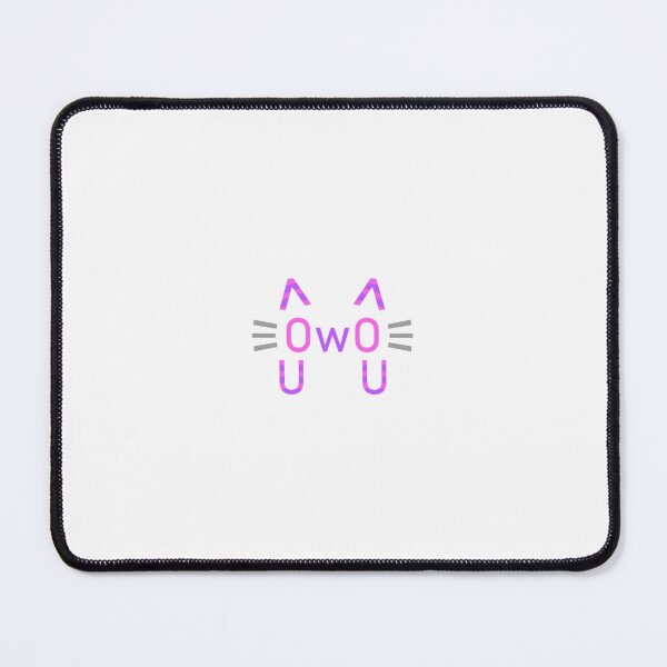 Item preview, pink and purple OwO cat designed and sold by MeepDaHusky.