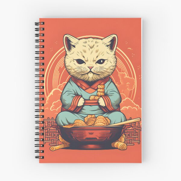 Item preview, Culinary Kitty - Adorable Cat Enjoying Ramen Noodles designed and sold by 2Shooze.