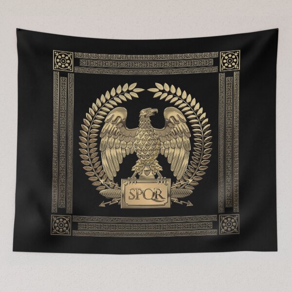 Item preview, Roman Empire - Gold Imperial Eagle over Black Velvet designed and sold by Serge Averbukh Art Studio.