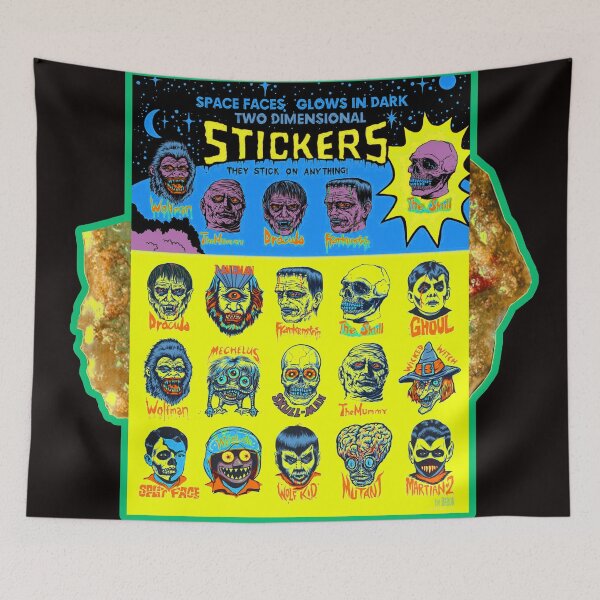Item preview, MONSTER MASKS & JOKE STORE VOMIT! designed and sold by skeletons-lair.