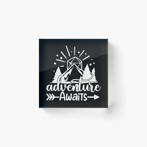 Item preview, DnD Adventure Awaits D20 Landscape Scene designed and sold by sunburstrpg.