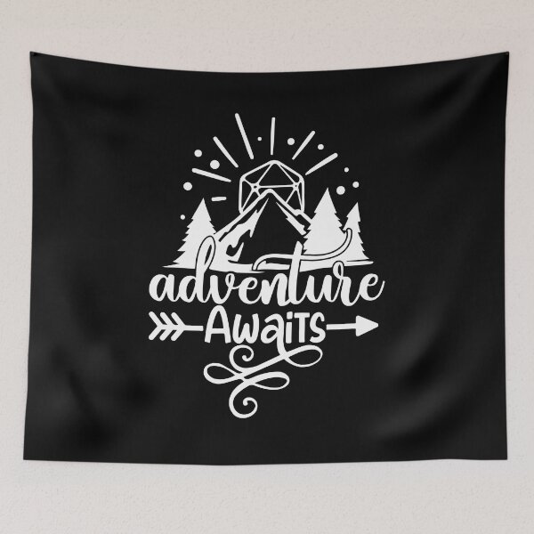Item preview, DnD Adventure Awaits D20 Landscape Scene designed and sold by sunburstrpg.