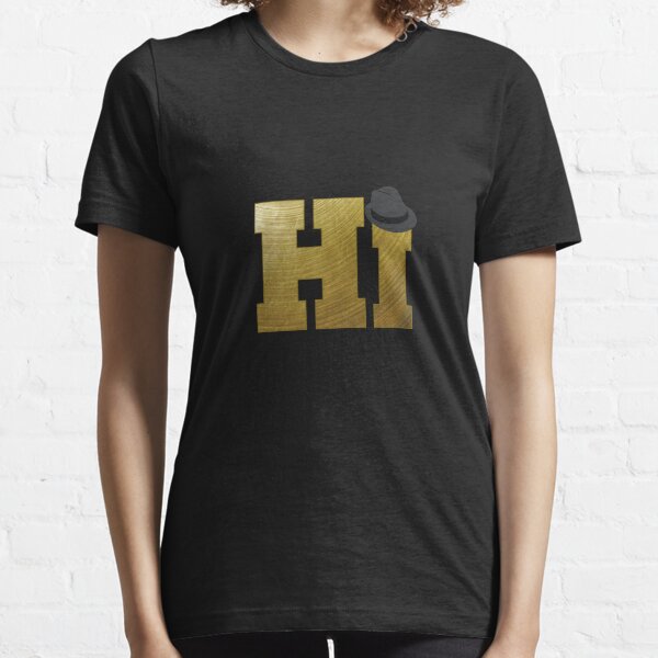Funny Music Maker's Design "Hi With Hat" For Drummers Essential T-Shirt