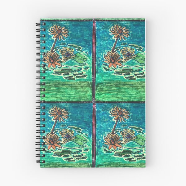 Item preview, Three Flowers In A Pond designed and sold by PodmenikArt.