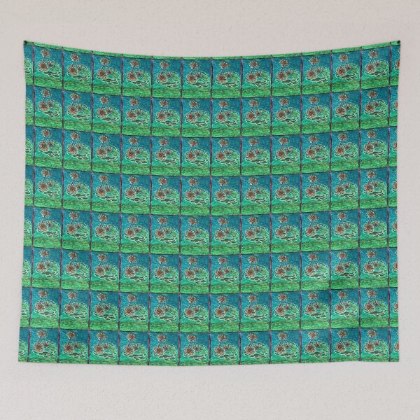 Item preview, Three Flowers In A Pond designed and sold by PodmenikArt.