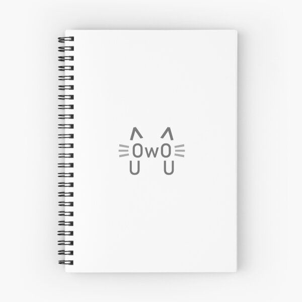 Item preview, gray OwO cat designed and sold by MeepDaHusky.