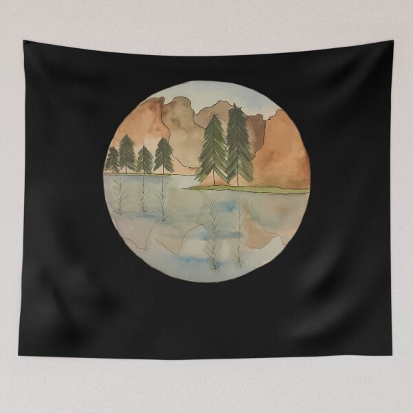 Item preview, Mountains + Lake Reflection  	 designed and sold by hneystmrat81.