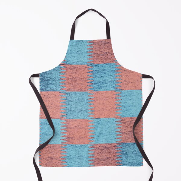 Item preview, Rustic Red and Blue Square Tile Pattern designed and sold by Pevkay97.
