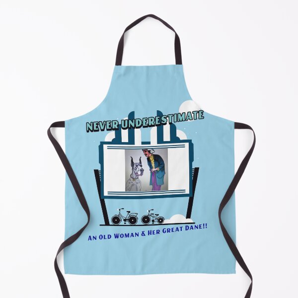 Item preview, 'Ol Lady and her Great Dane designed and sold by Linda Gonzalez.