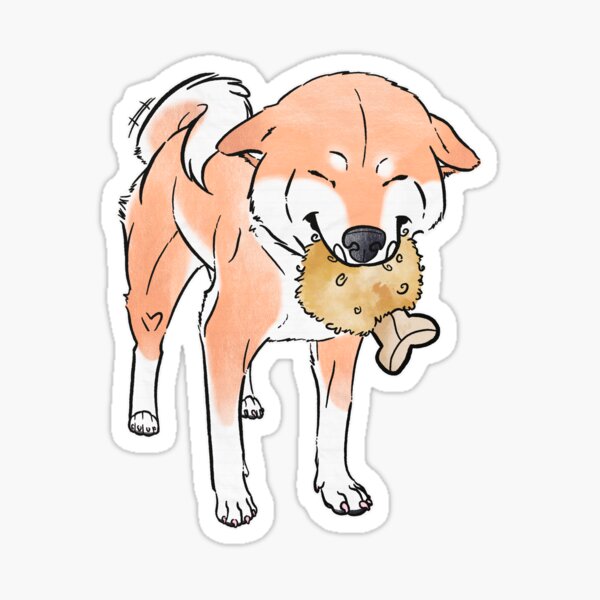 Airplane Ears Shiba Inu (Red)