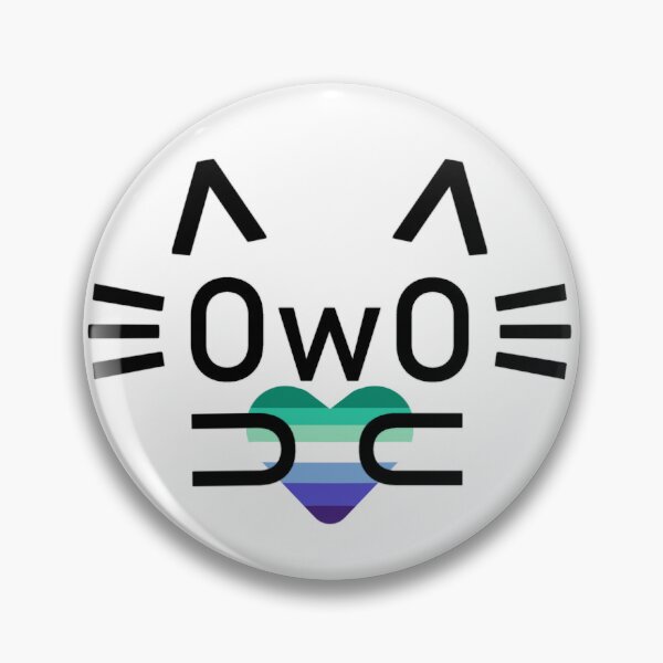 Item preview, gay men OwO cat (black) designed and sold by MeepDaHusky.