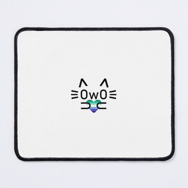 Item preview, gay men OwO cat (black) designed and sold by MeepDaHusky.
