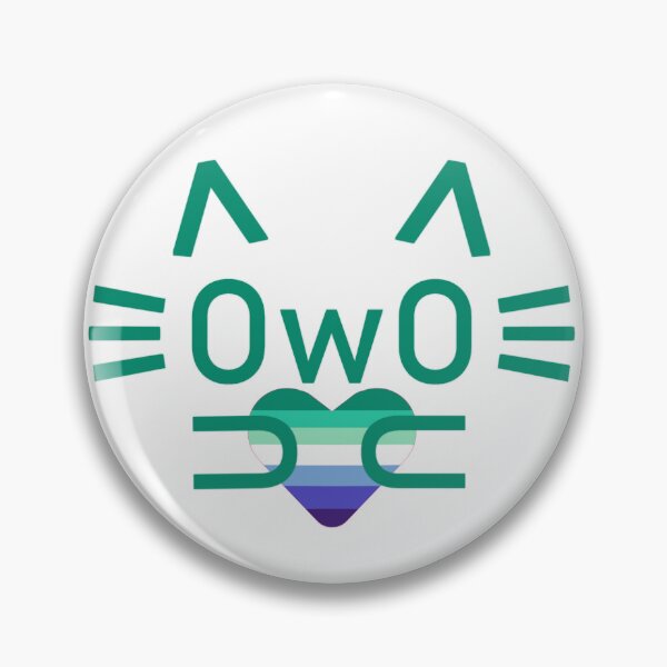Item preview, Copy of gay men OwO cat (green) designed and sold by MeepDaHusky.