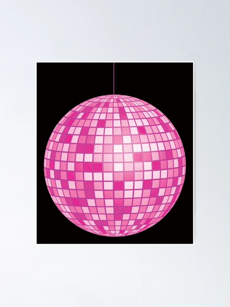 Pink Disco Ball, Mirror Ball, Retro, 70s, 80s,' Full Color Mug