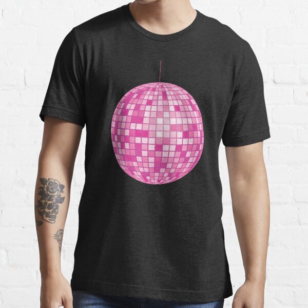 Pink Disco Ball, Mirror Ball, Retro, 70s, 80s,' Women's T-Shirt