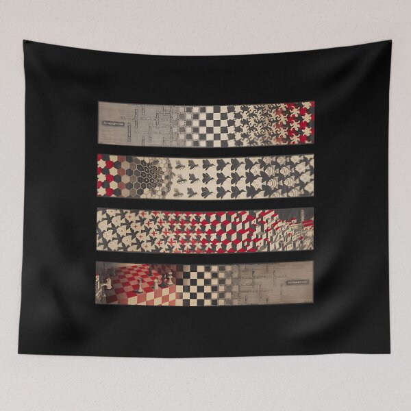 Item preview, M.C. Escher - Metamorphosis II	 designed and sold by vvqinxpg83.