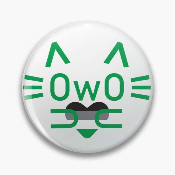 Item preview, Copy of aromantic pride OwO cat (green) designed and sold by MeepDaHusky.