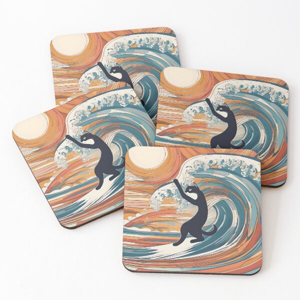 Item preview, Surfer Cat designed and sold by AbsoluteA.