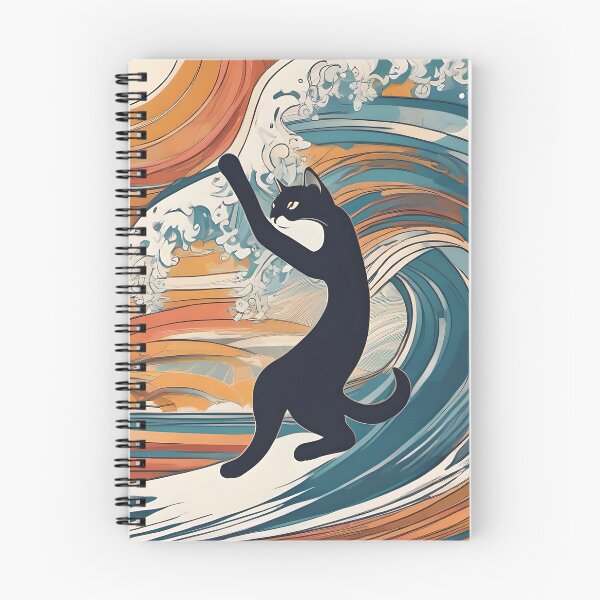 Aperçu de l'œuvre Chat surfeur créée et vendue par AbsoluteA.