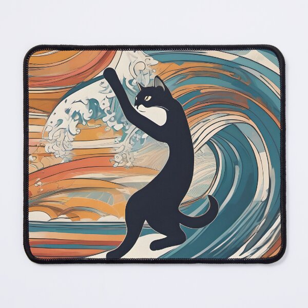 Item preview, Surfer Cat designed and sold by AbsoluteA.