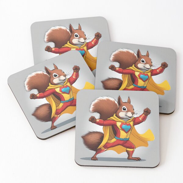 Item preview, Superhero Squirrel designed and sold by AbsoluteA.