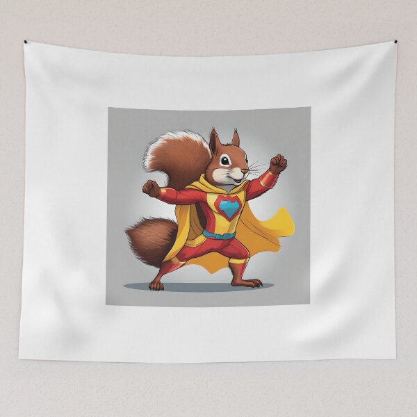 Item preview, Superhero Squirrel designed and sold by AbsoluteA.