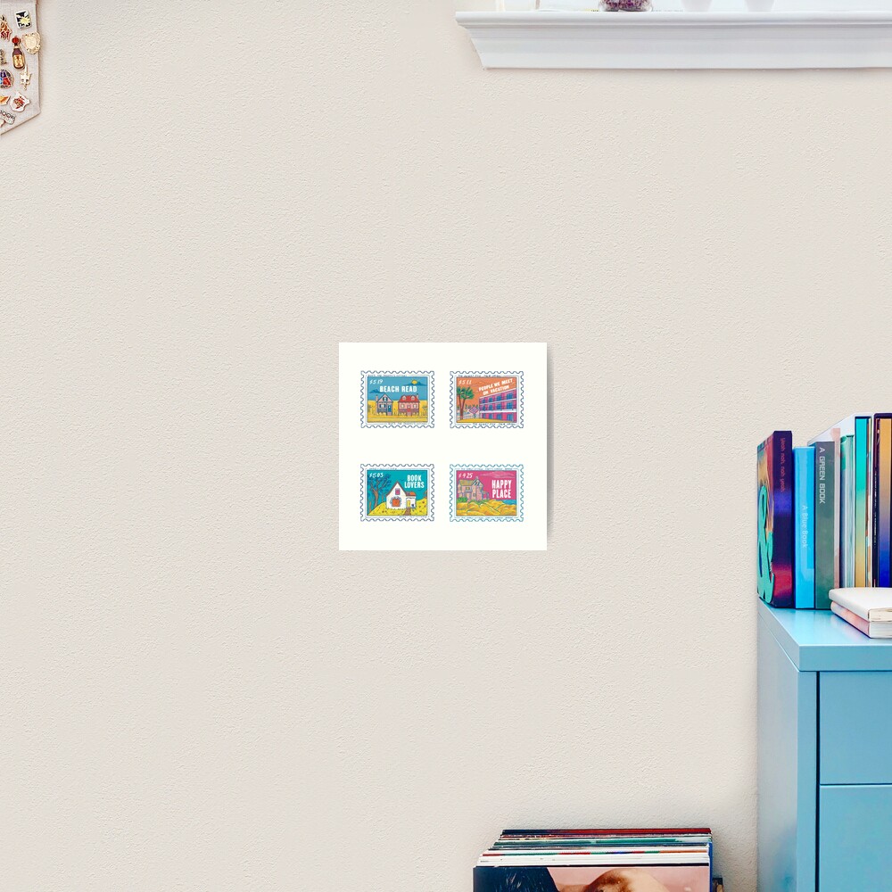 Emily Henry Mini Stamps 4 Pack | Sticker