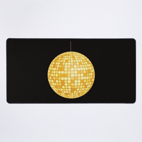 Item preview, Golden Disco Ball, Mirror Ball, Retro, 70s, 80s, Classic, Golden, Ball, Midnights, Midnight, Disco Era, by DAM Creative, designed and sold by DAM Creative ⭐⭐⭐⭐⭐.