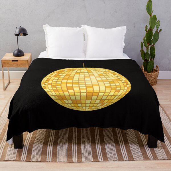 Item preview, Golden Disco Ball, Mirror Ball, Retro, 70s, 80s, Classic, Golden, Ball, Midnights, Midnight, Disco Era, by DAM Creative, designed and sold by DAM Creative ⭐⭐⭐⭐⭐.