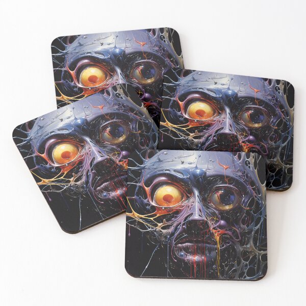 Item preview, "Terrifying Splashes: Halloween Monster" designed and sold by Art-Vortex-fr.