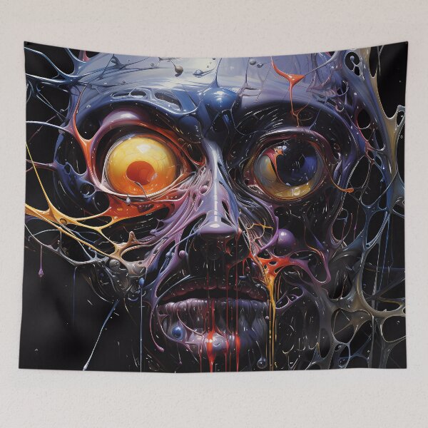 Item preview, "Terrifying Splashes: Halloween Monster" designed and sold by Art-Vortex-fr.