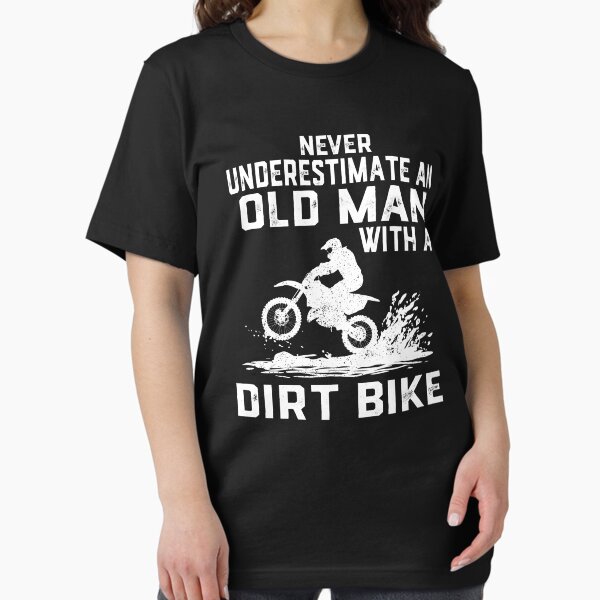 Item preview, Never Underestimate an Old Guy on an Dirt Bike designed and sold by jingdomdesgine.