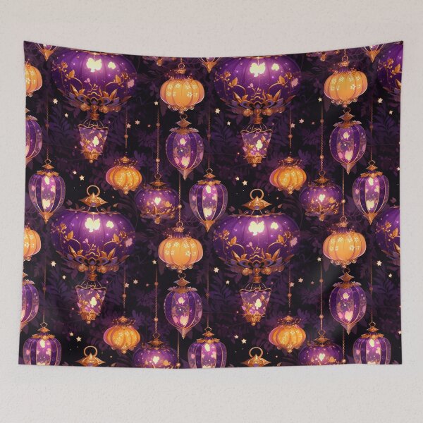 Item preview, Mystical Mini-Pumpkins: A Dance of Moons & Stars designed and sold by KaleidoKiosk.