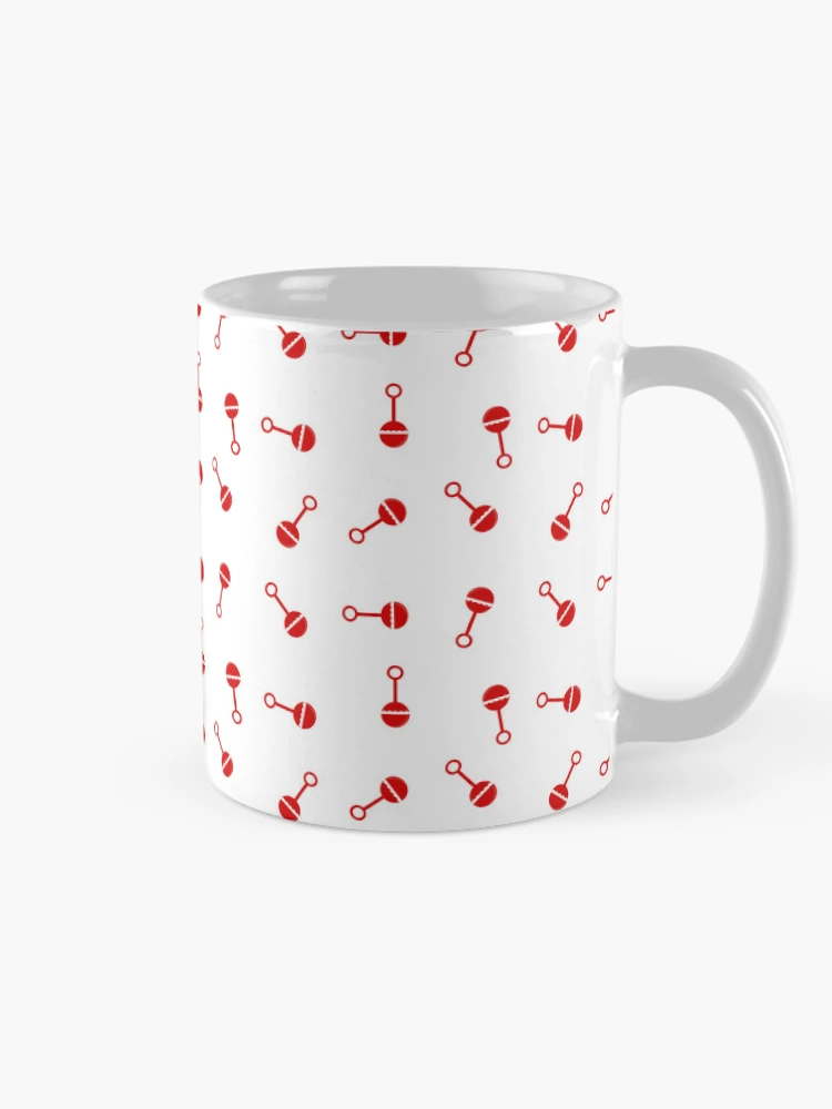 Thumbnail 3 of 6, Coffee Mug, Death Rattle Tile Pattern designed and sold by IconicFinds.