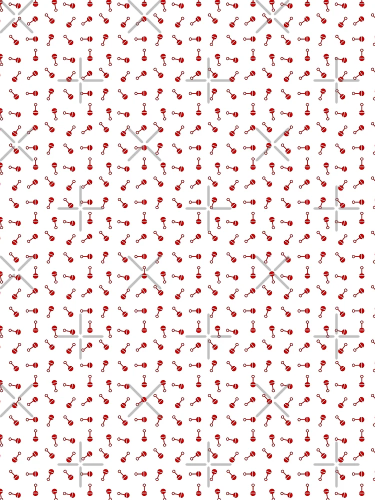 Thumbnail 3 of 3, Scarf, Death Rattle Tile Pattern designed and sold by IconicFinds.