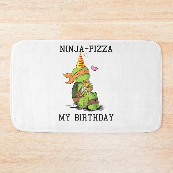Item preview, Ninja eats pizza on My Birthday  designed and sold by ND ARTS DIRECT.