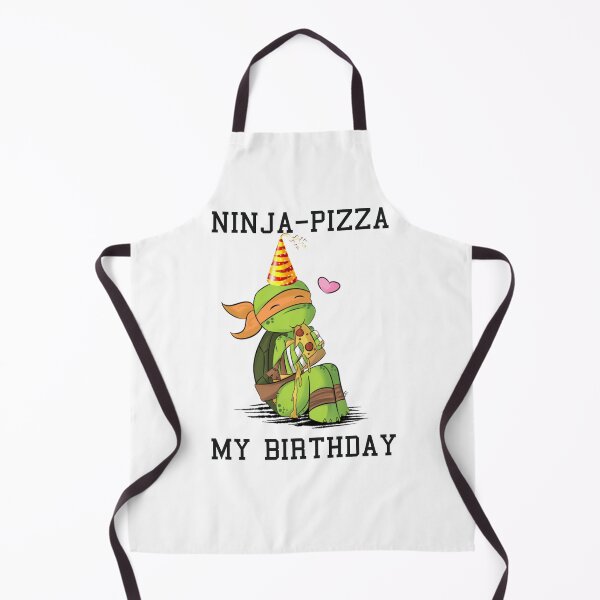 Item preview, Ninja eats pizza on My Birthday designed and sold by ND ARTS DIRECT.