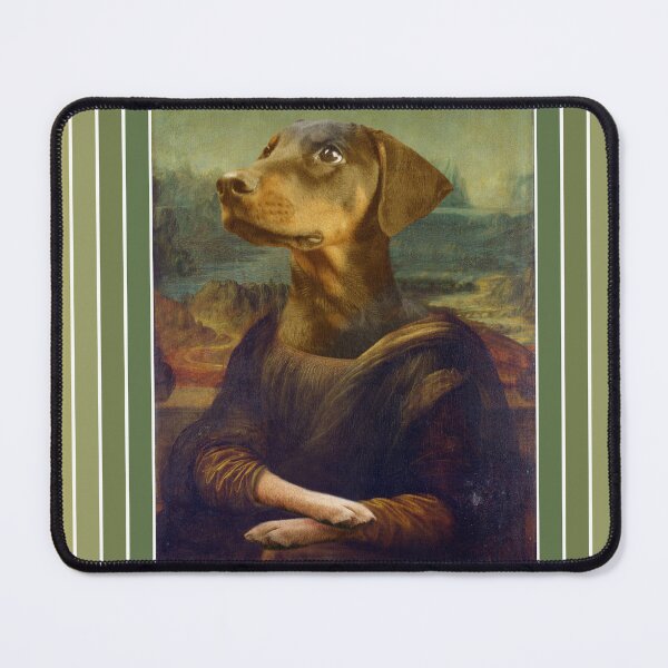 Item preview, Mona Lisa Pinscher Dog designed and sold by Furry And  Purry.