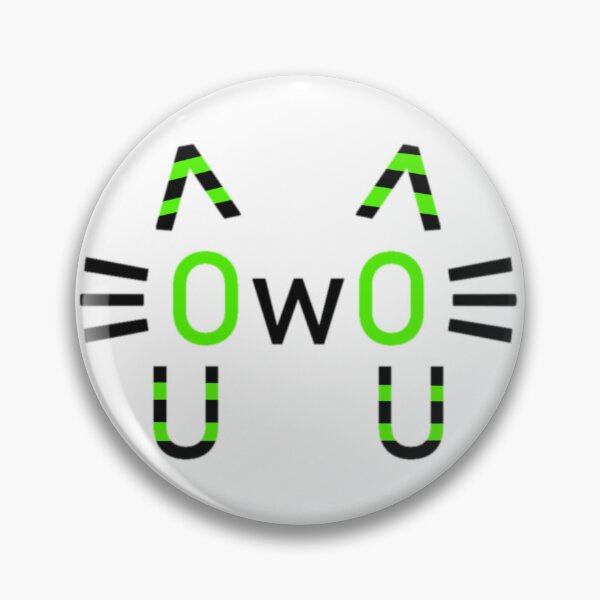 Item preview, Emo striped OwO cat (green) designed and sold by MeepDaHusky.