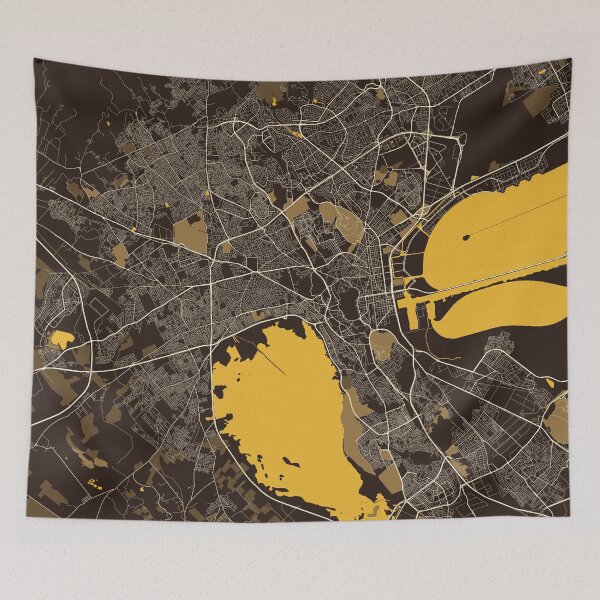Item preview, Tunis City Map of Tunisia - Pastel designed and sold by deMAP.