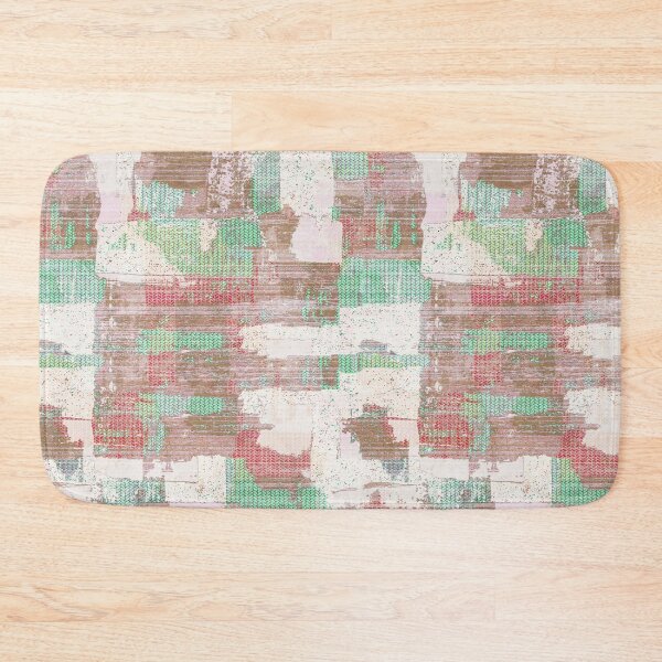 Item preview, Distressed texture wall green red designed and sold by Alessandro Remo Mazzoni Remotextiles.