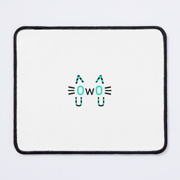 Item preview, Emo striped OwO cat (teal) designed and sold by MeepDaHusky.