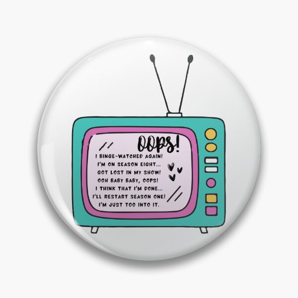 Item preview, Oops, I Binge-Watched Again! designed and sold by doodleblatt.