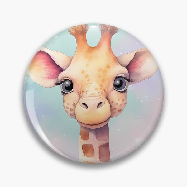 Artikelvorschau, Niedliche Aquarell-Giraffe entworfen und verkauft von Jdelgado813.