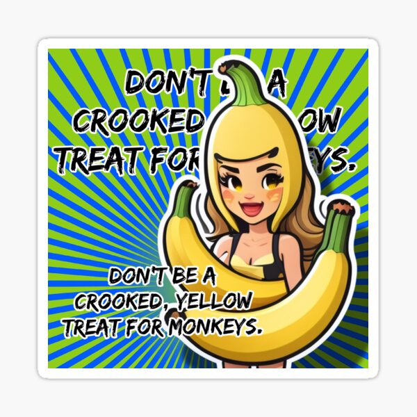 Banana Girls Vinyl Sticker