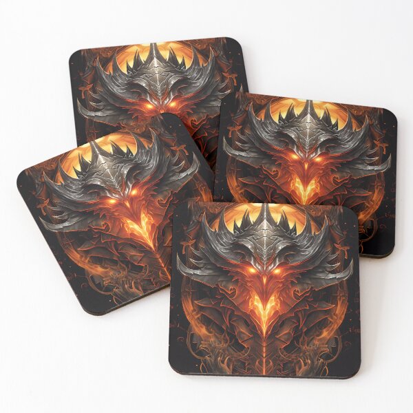 Item preview, "Mythical Protector: Sentry Mosaic with Dragon Touch" designed and sold by Art-Vortex-fr.