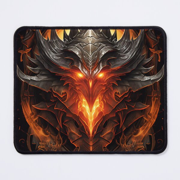 Item preview, "Mythical Protector: Sentry Mosaic with Dragon Touch" designed and sold by Art-Vortex-fr.